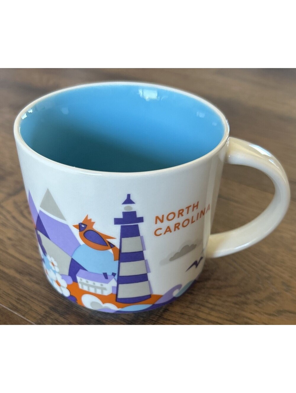 STARBUCKS You Are Here  Collection NORTH CAROLINA   14oz. Mug w/ Bag